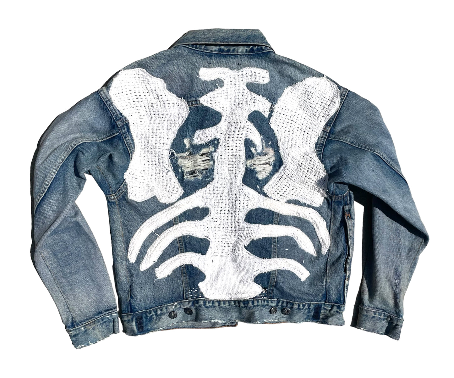 MOH BONES DENIM VINTAGE JACKET