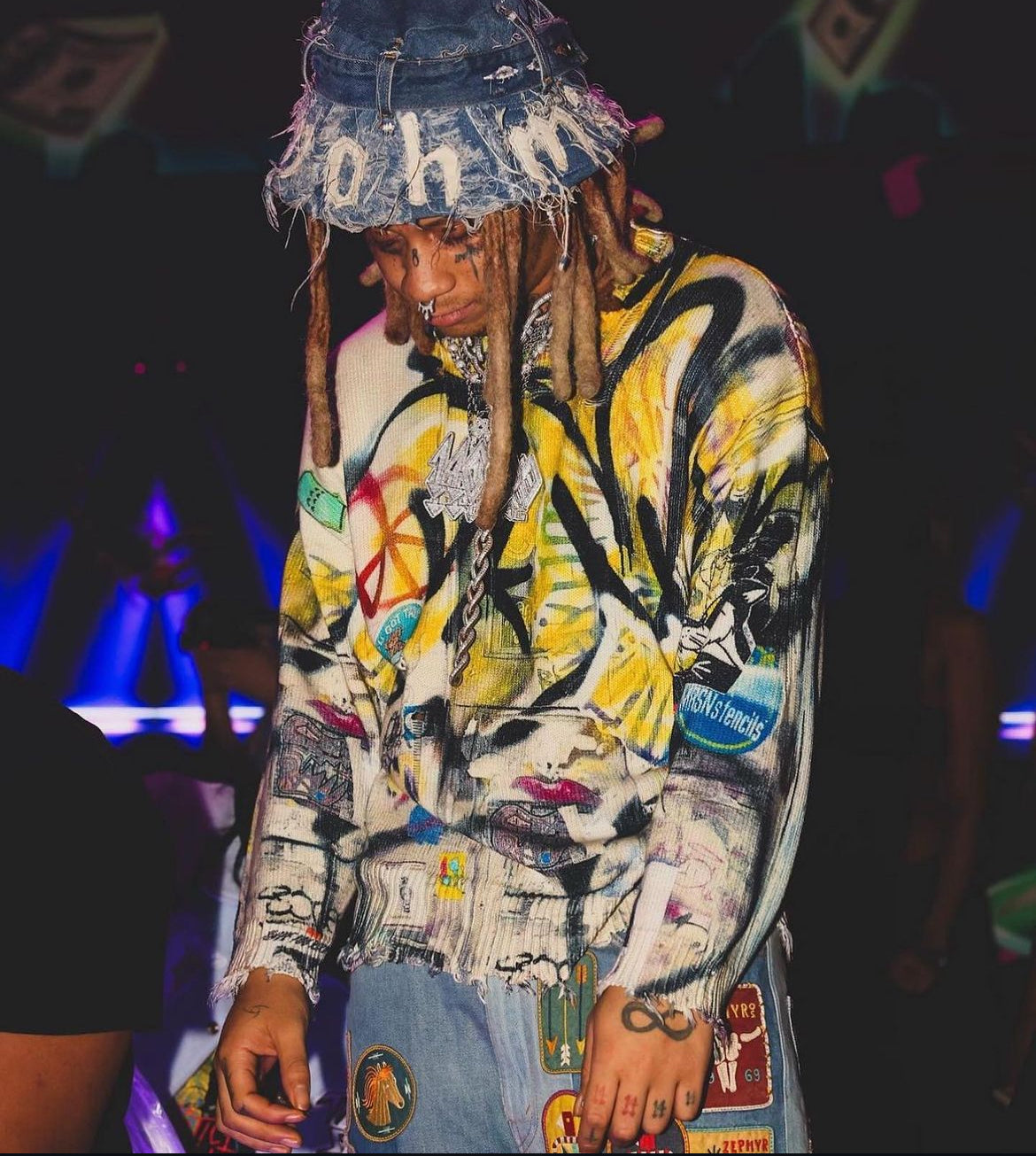MOH denim bucket hat