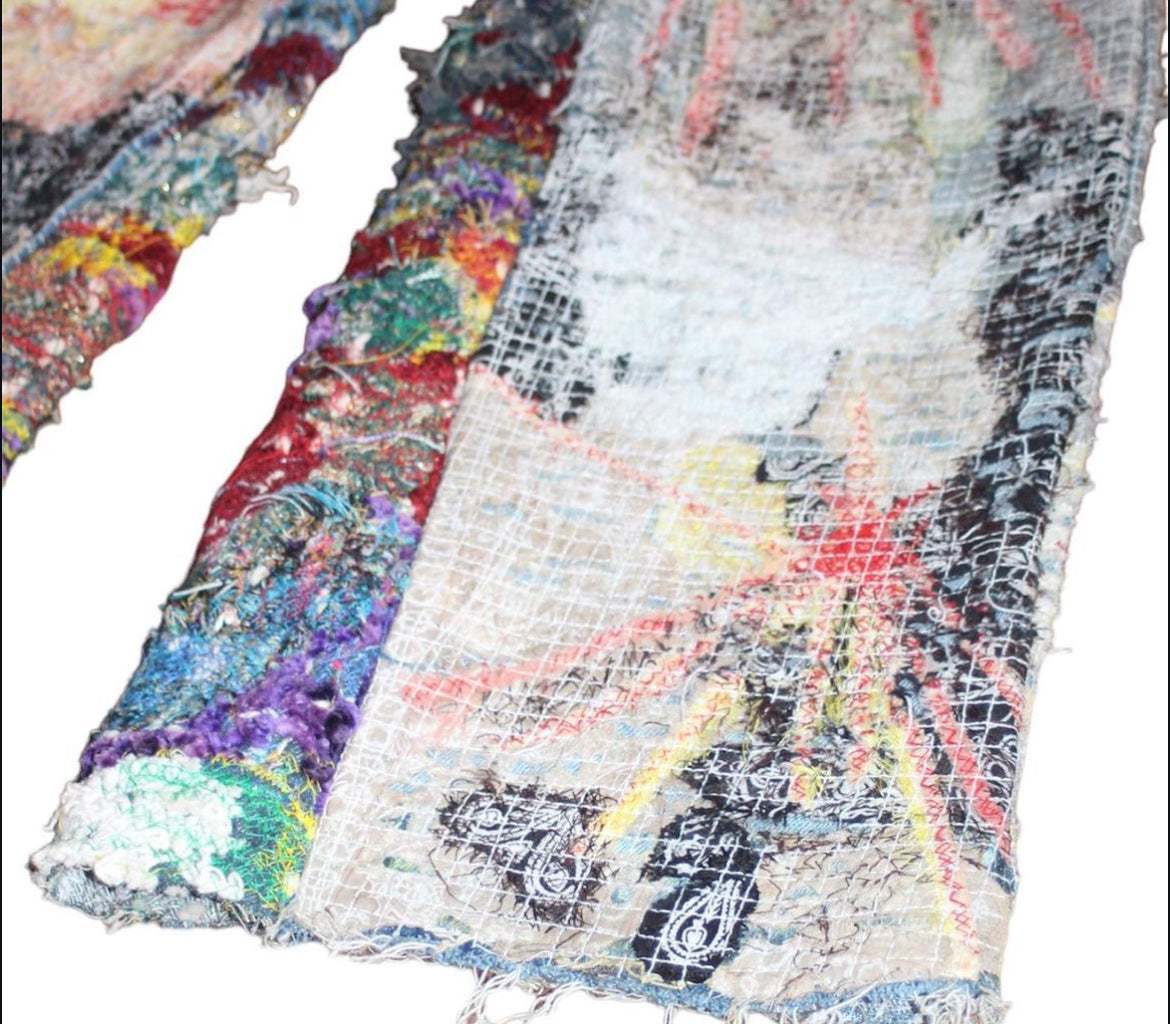 MOH Paisley baggy denim
