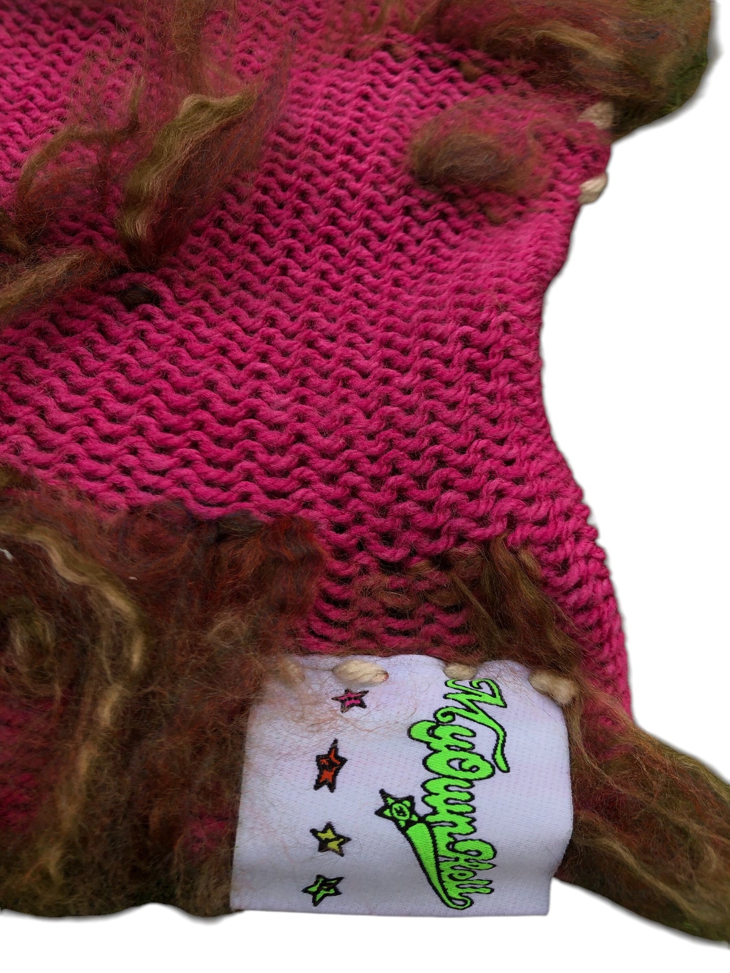 Hot pink Knit balaclava