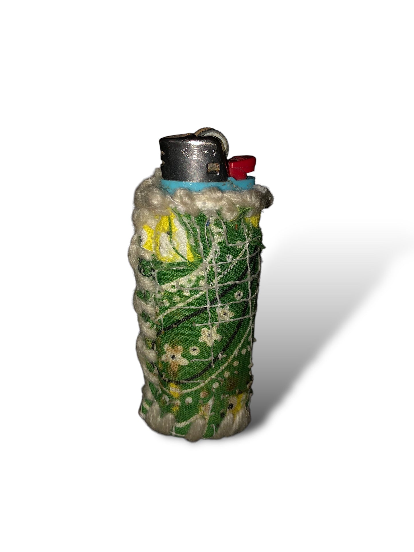 Boro Paisley green lighter holder