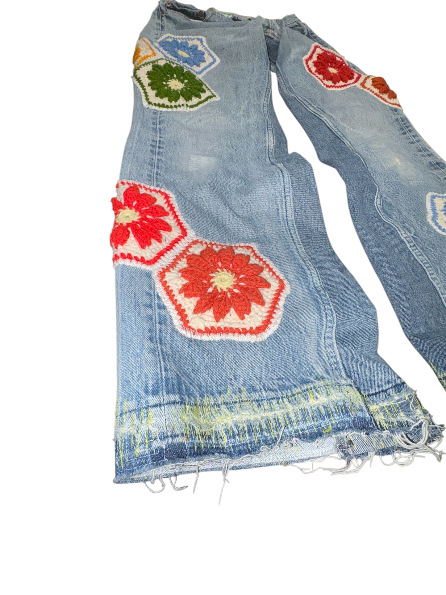 90s Levi’s upcycled flare denim