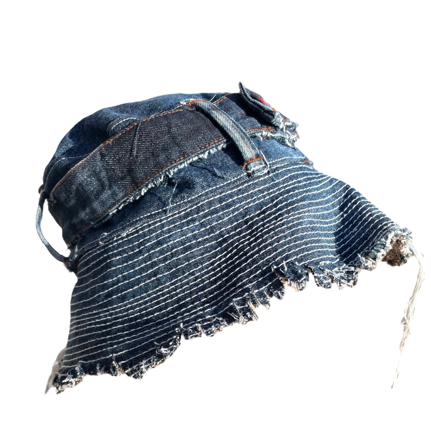 MOH Blue Selvage frayed denim