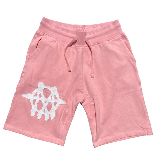 A MOHANARCHY Salmon Pink Shorts