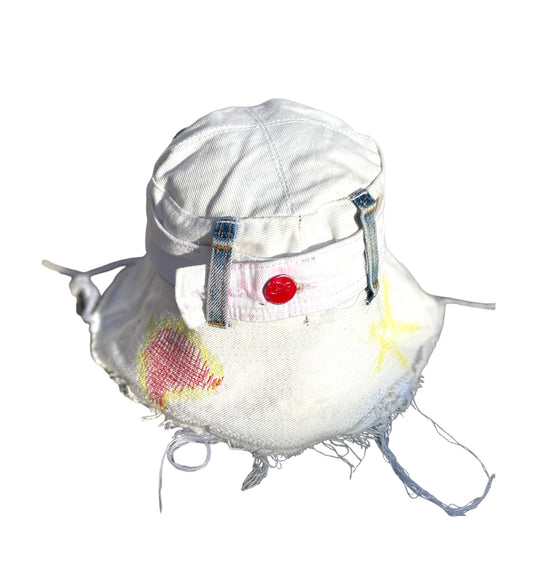 MOH White Bucket Hat
