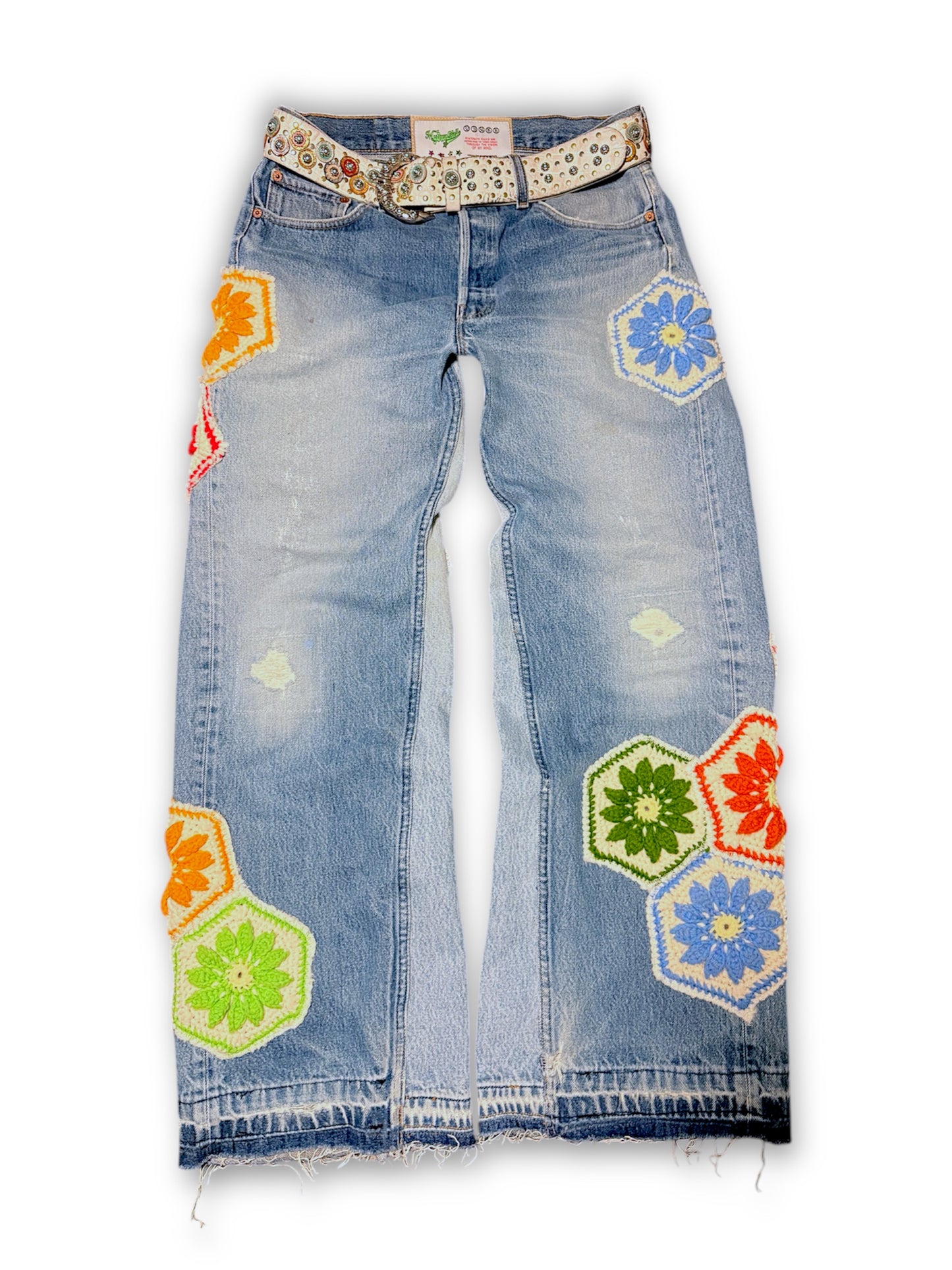 90s Levi’s upcycled flare denim