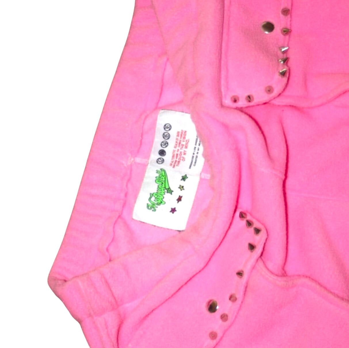 A MOHANARCHY Fleece pink lounge sweats