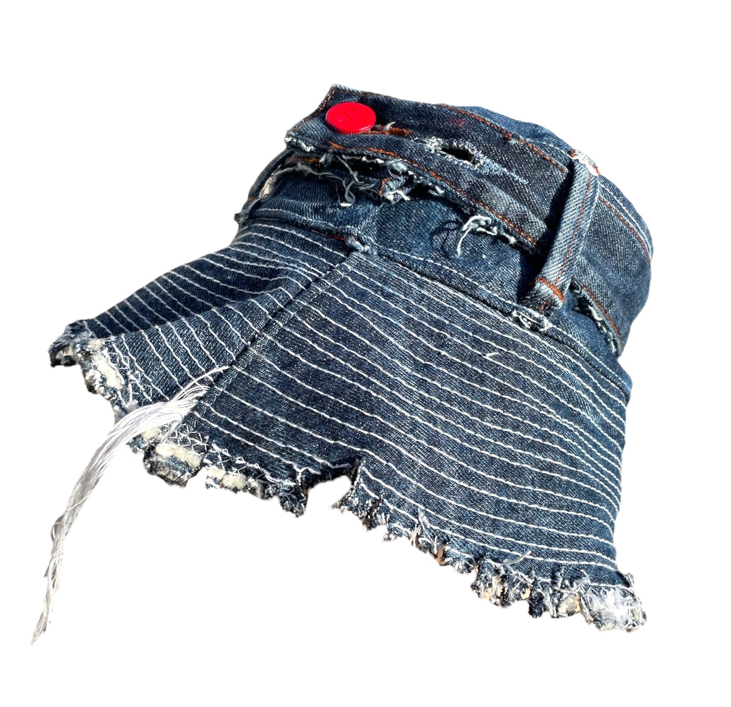 MOH Blue Selvage frayed denim