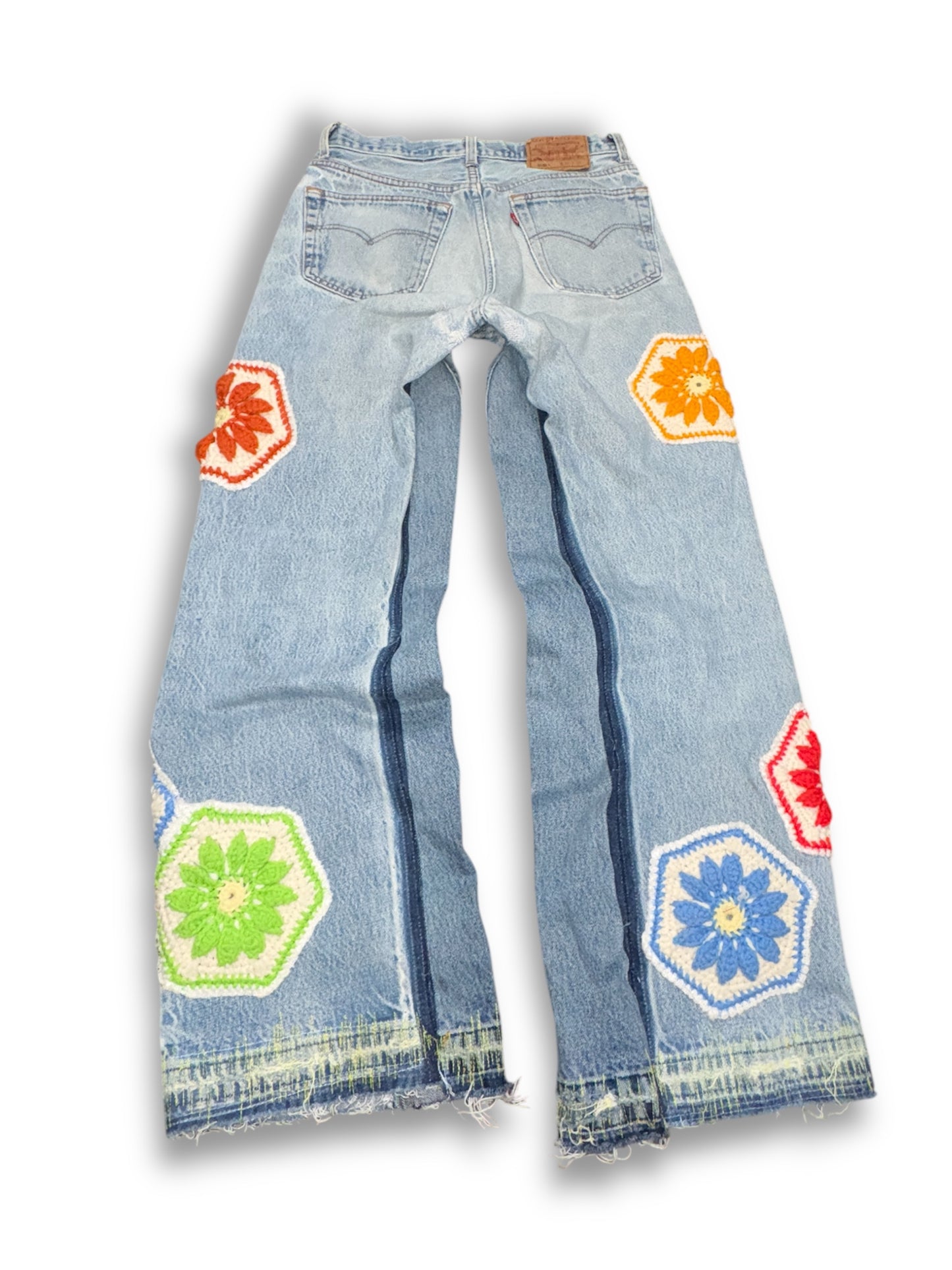 90s Levi’s upcycled flare denim