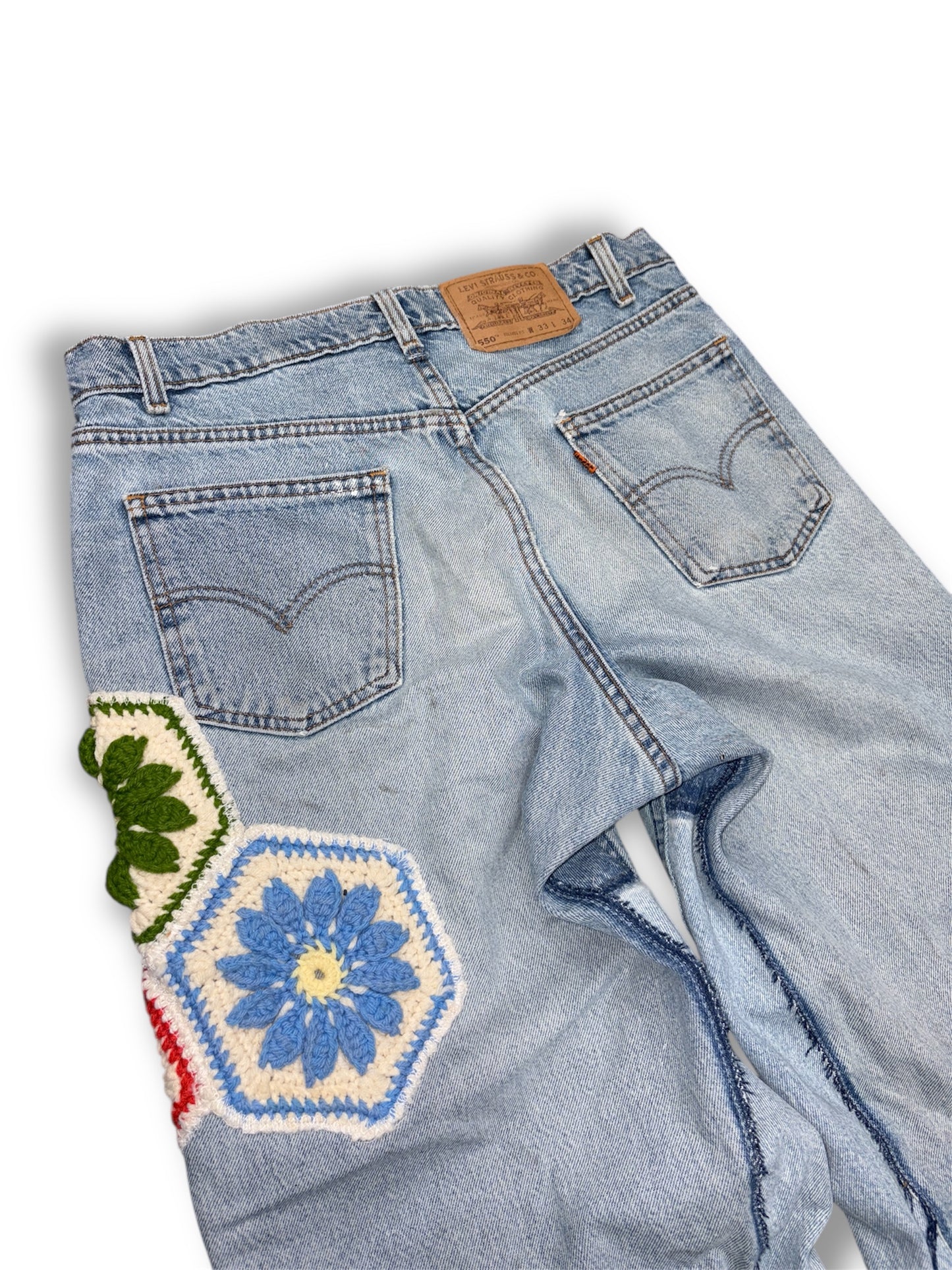 90s Levi’s upcycled flare denim