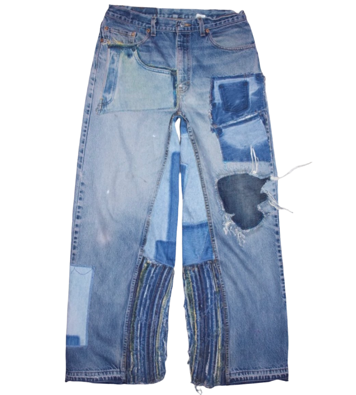 MOH multi wash baggy denim ￼￼