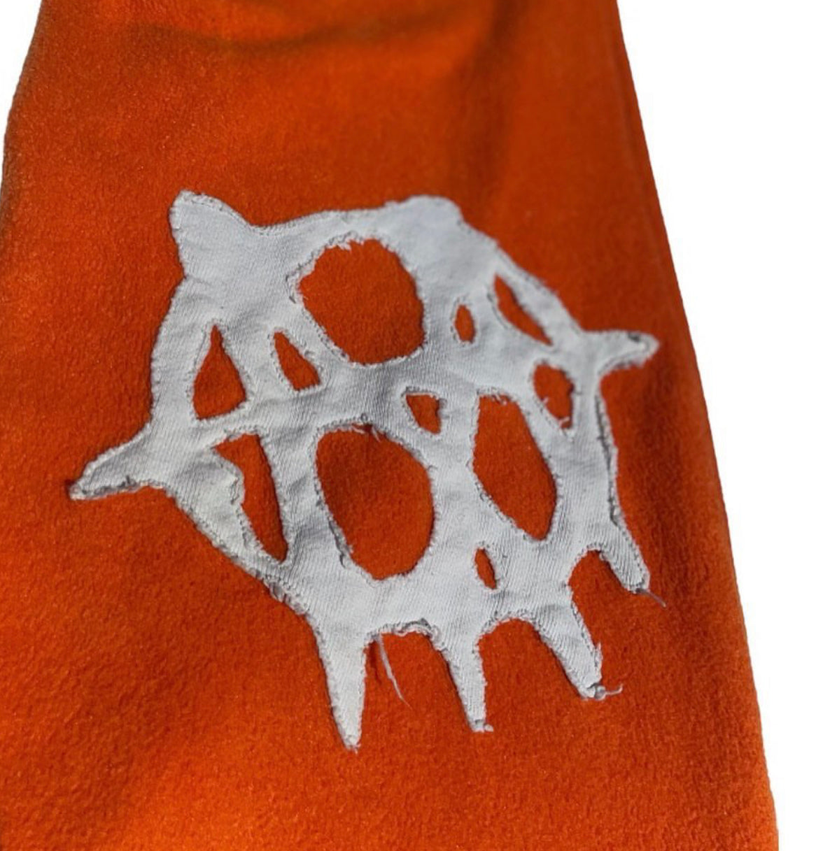 A MOHANARCHY Fleece orange lounge sweats