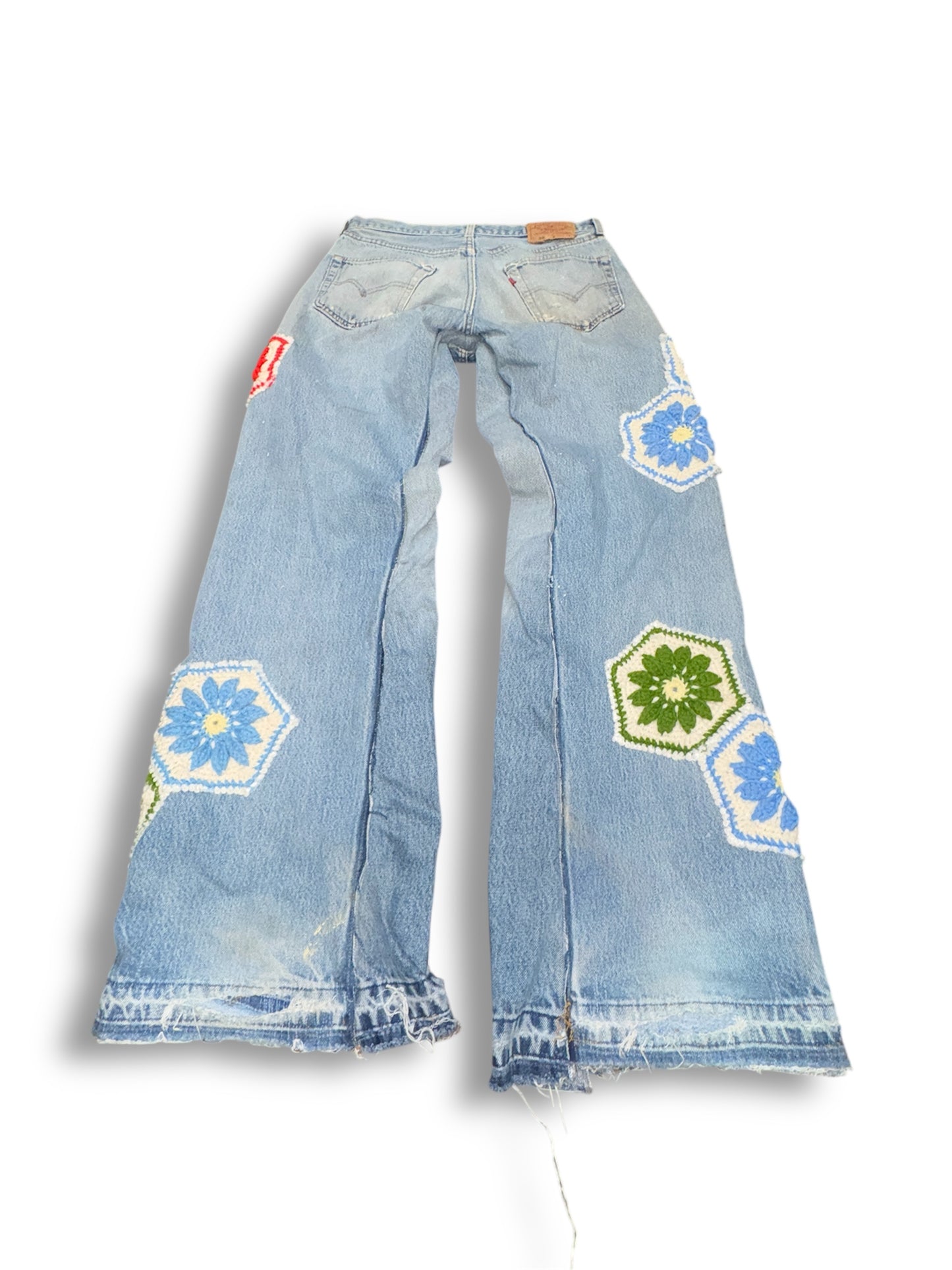 90s Levi’s upcycled flare denim