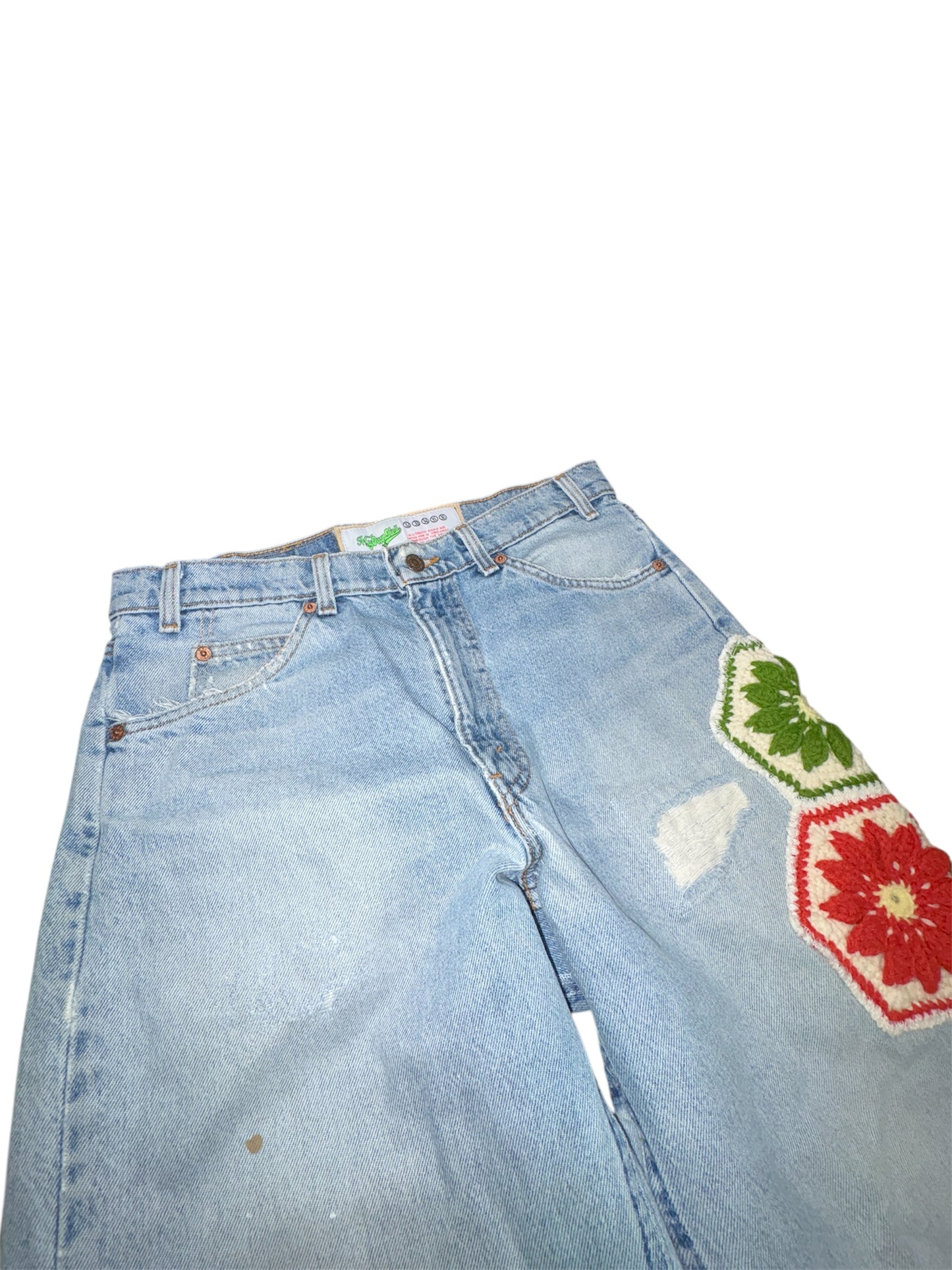 90s Levi’s upcycled flare denim