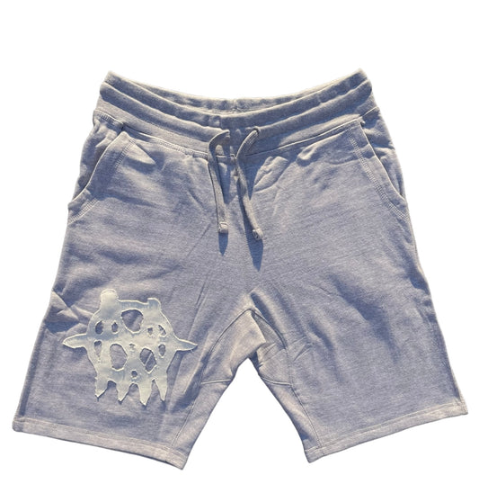 A Mohanarchy Heather Grey shorts