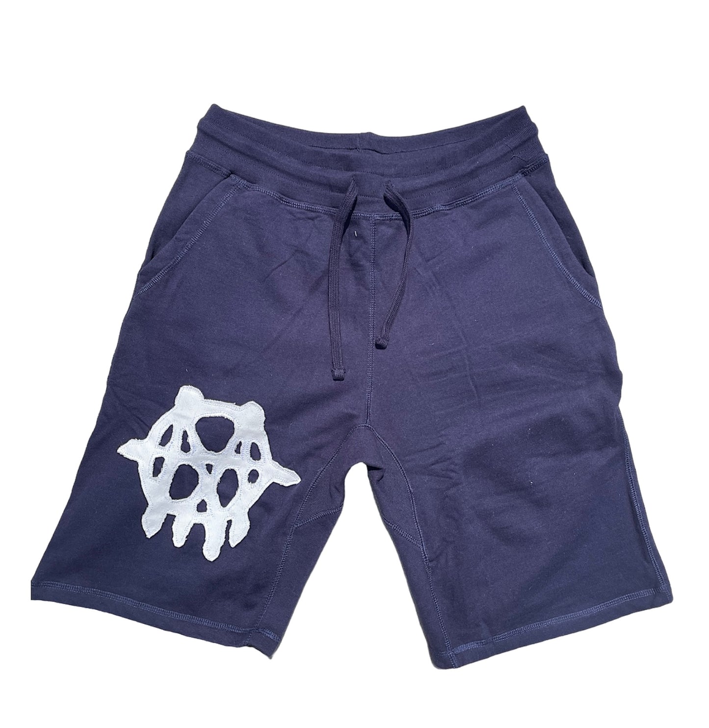 A MOHANARCHY Navy Shorts