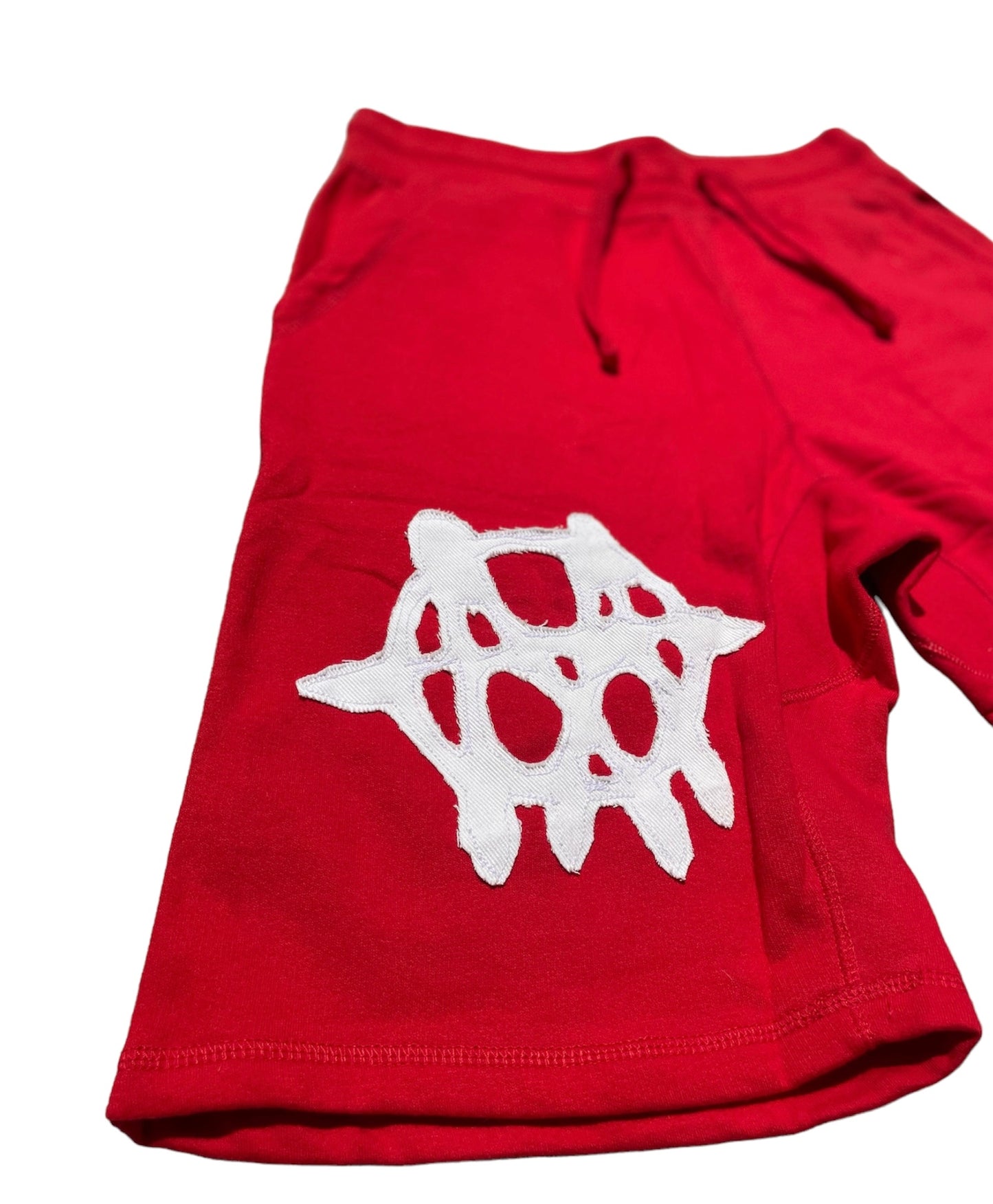 A MOHANARCHY Red Shorts